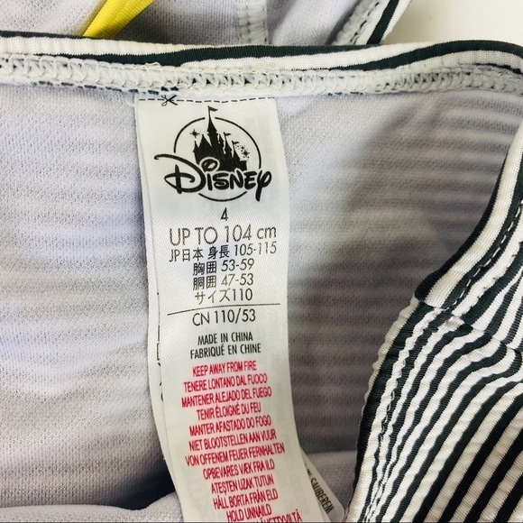 Disney Animators Collection Snow White Striped Tankini Size 4 - Picture 8 of 11